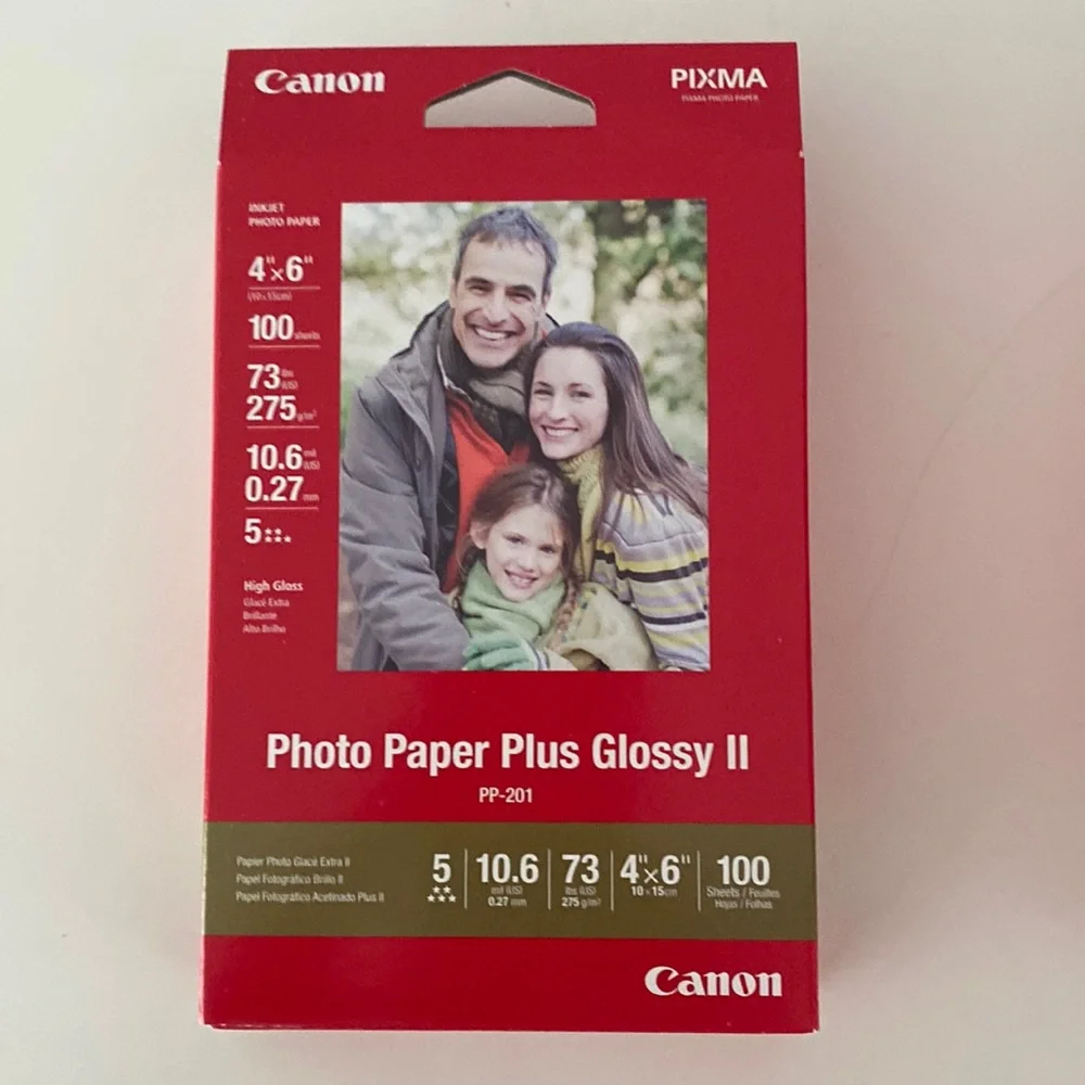 Canon Photo Paper Plus Glossy II 4 x 6